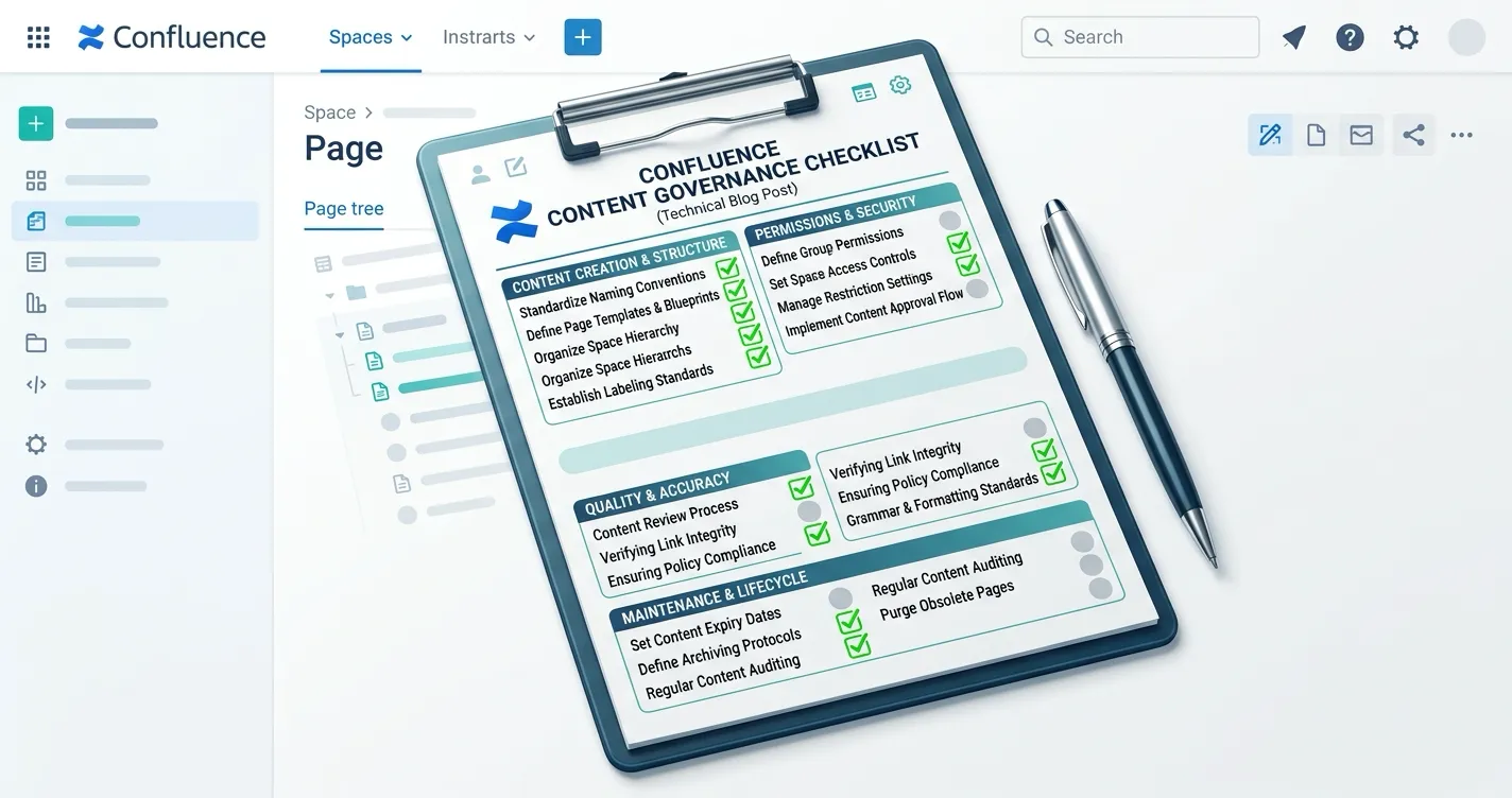 Confluence Document Governance Tools: A Checklist