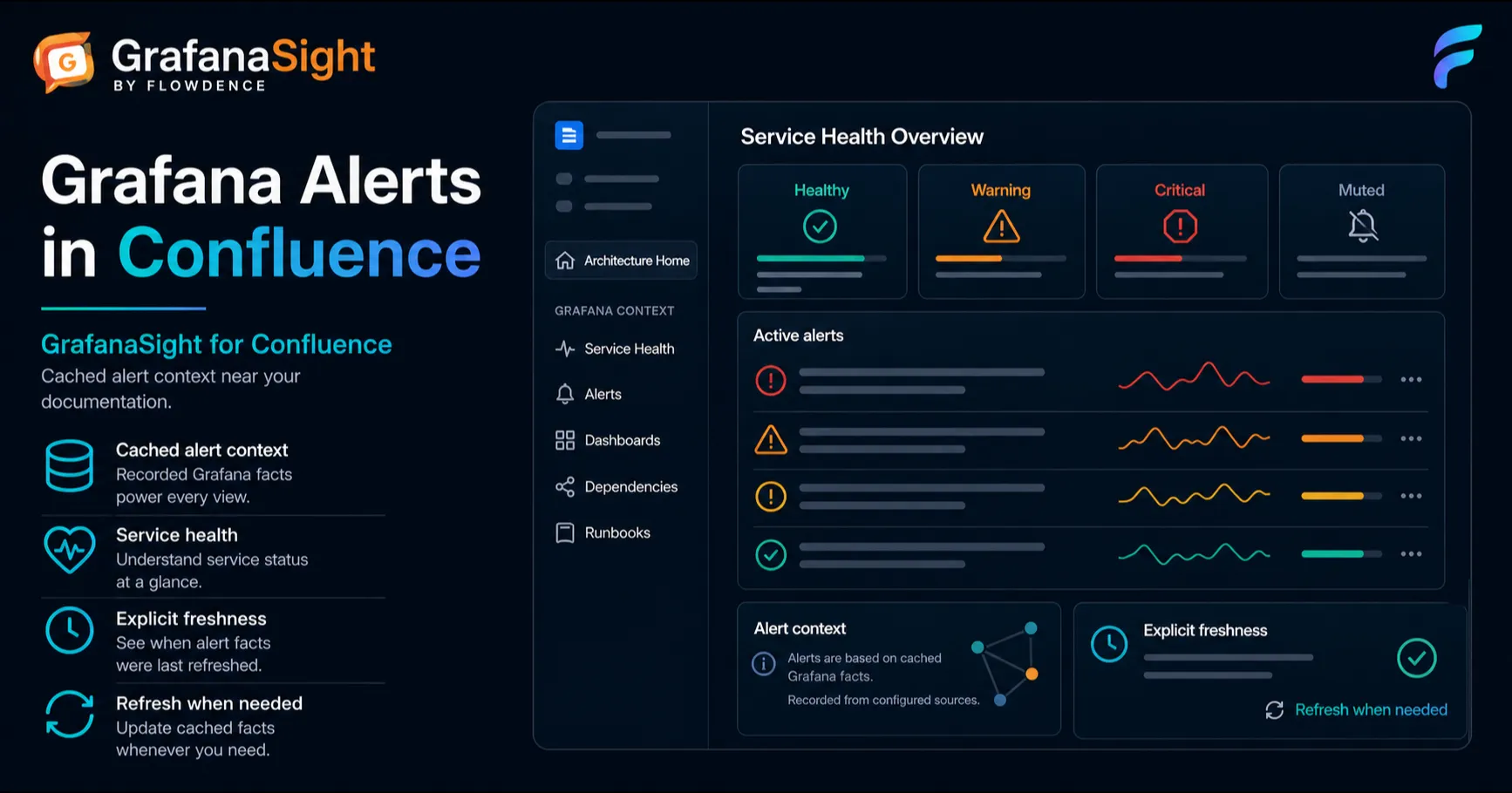 Grafana Alerts in Confluence: Service Health