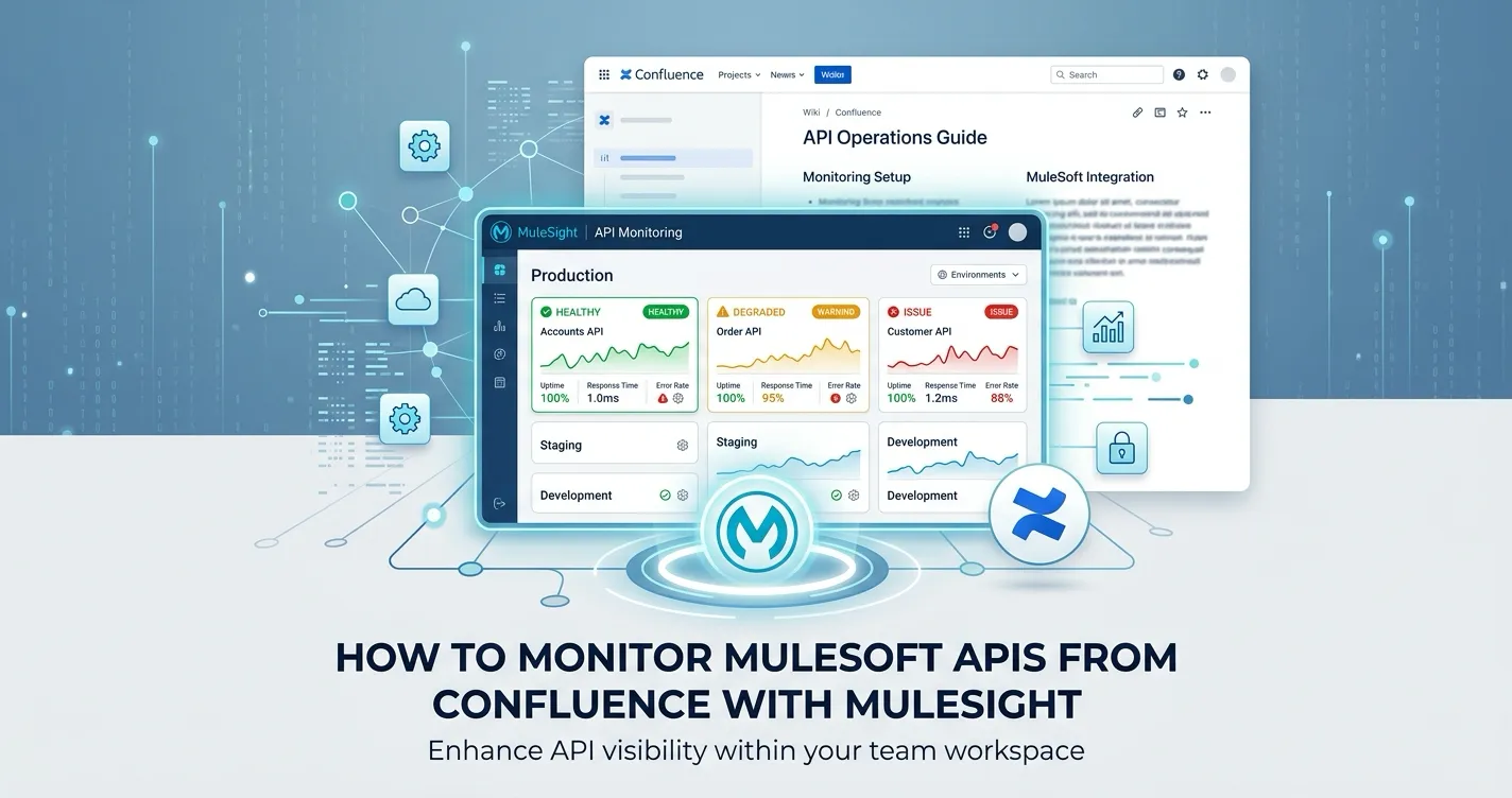 Monitor MuleSoft Anypoint APIs from Confluence