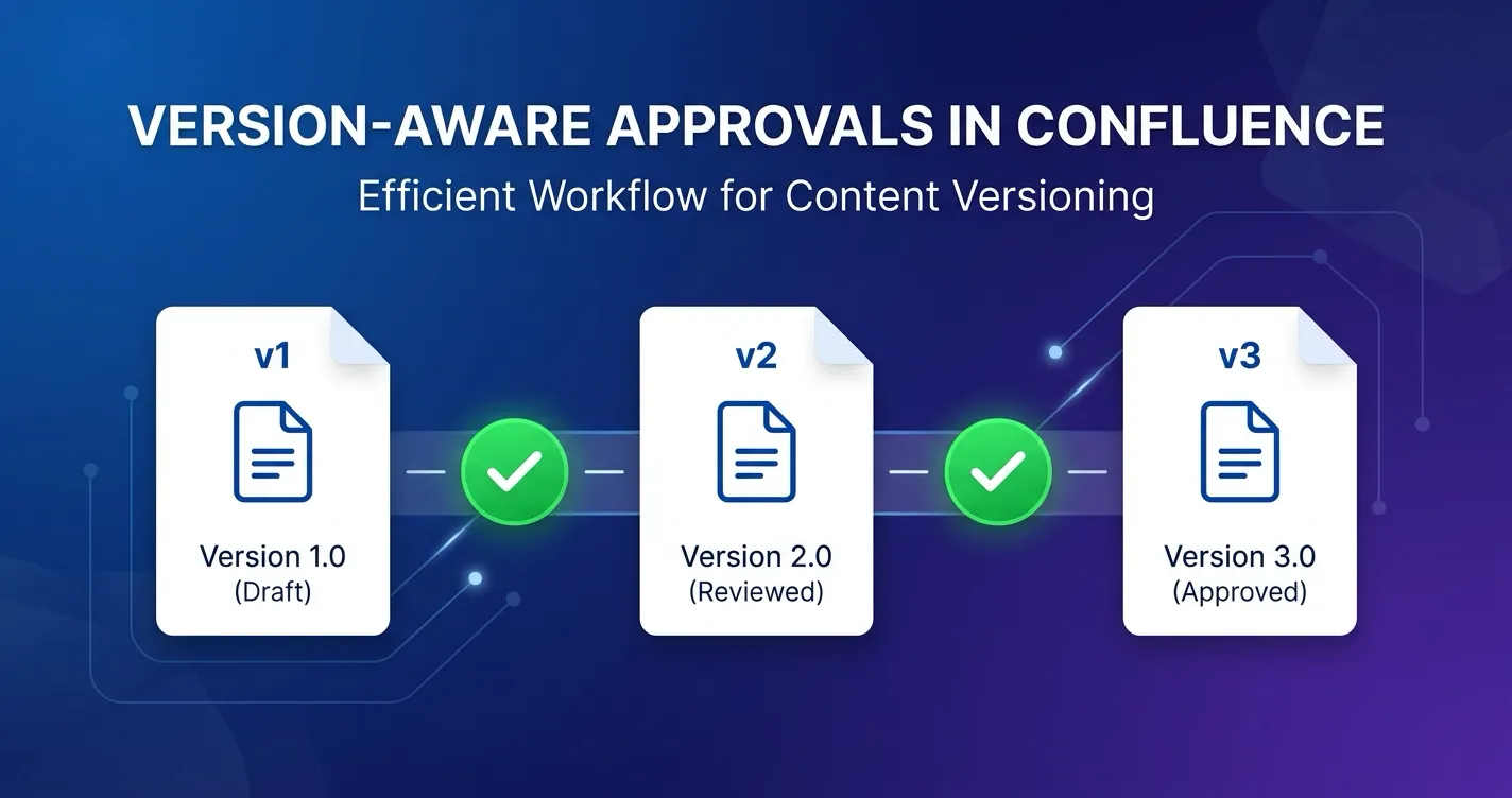 Version-Aware Approvals in Confluence